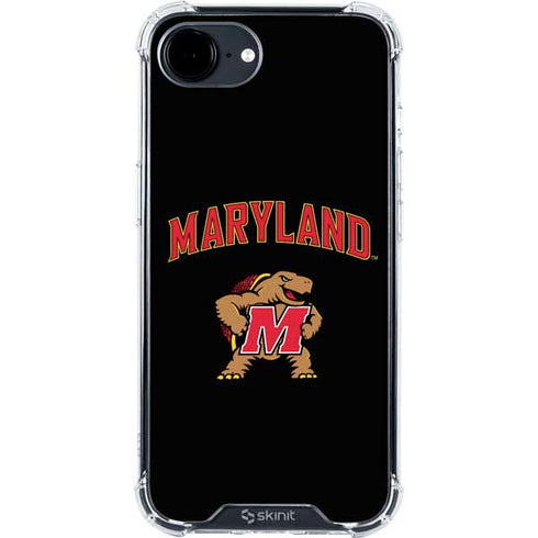 University of Maryland Collegiate Text iPhone 16e Clear Case