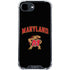 University of Maryland Collegiate Text iPhone 16e Clear Case