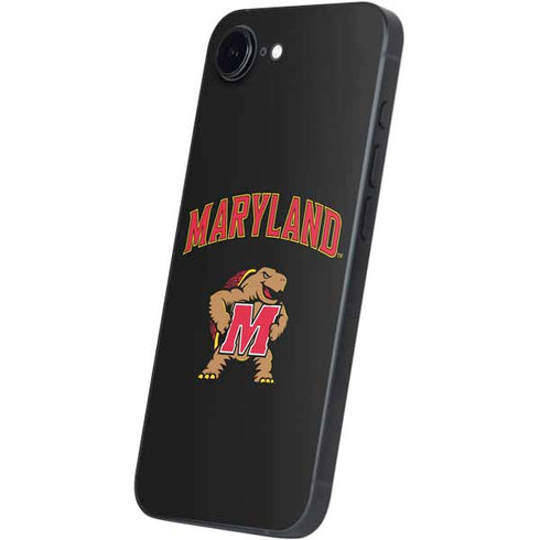 University of Maryland Collegiate Text iPhone 16e Skin