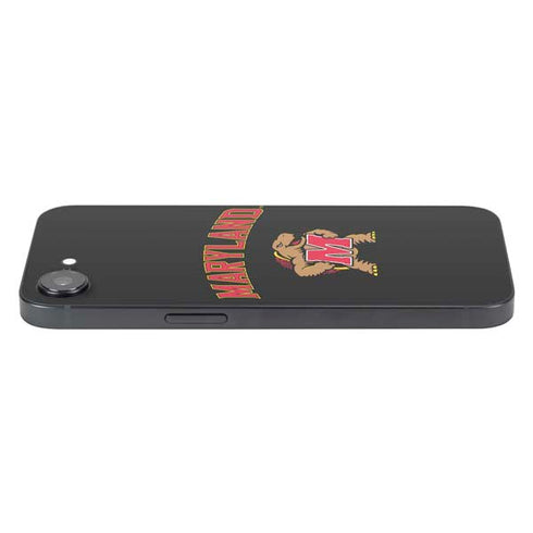 University of Maryland Collegiate Text iPhone 16e Skin