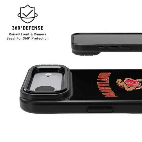University of Maryland Collegiate Text iPhone 17 Air Kickstand Case