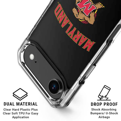 University of Maryland Collegiate Text iPhone 17 Air MagSafe Case