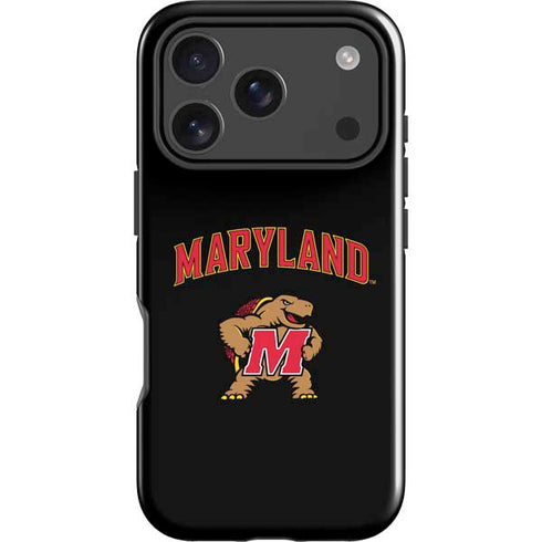 University of Maryland Collegiate Text iPhone 17 Pro Impact Case