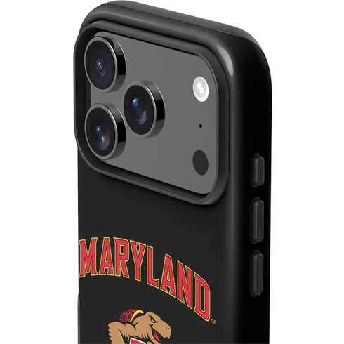 University of Maryland Collegiate Text iPhone 17 Pro Impact Case