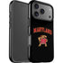 University of Maryland Collegiate Text iPhone 17 Pro Impact Case