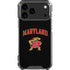 University of Maryland Collegiate Text iPhone 17 Pro Max Clear Case