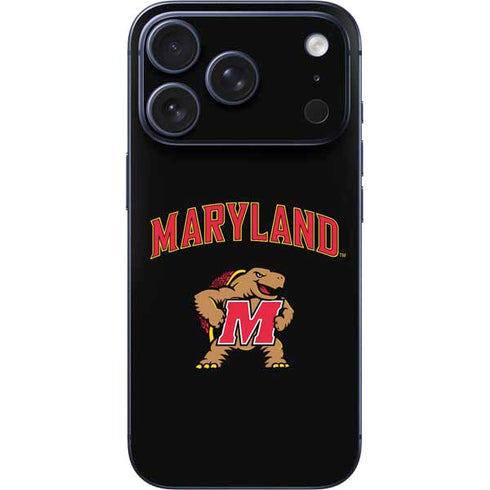 University of Maryland Collegiate Text iPhone 17 Pro Max Skin