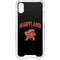 University of Maryland Collegiate Text iPhone XS Clear Case