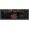 University of Maryland Collegiate Text K95 RGB PLATINUM Mechanical Gaming Keyboard Skin