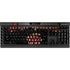 University of Maryland Collegiate Text K95 RGB PLATINUM Mechanical Gaming Keyboard Skin