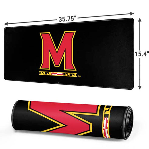 University of Maryland M Logo Gaming Mouse Pad