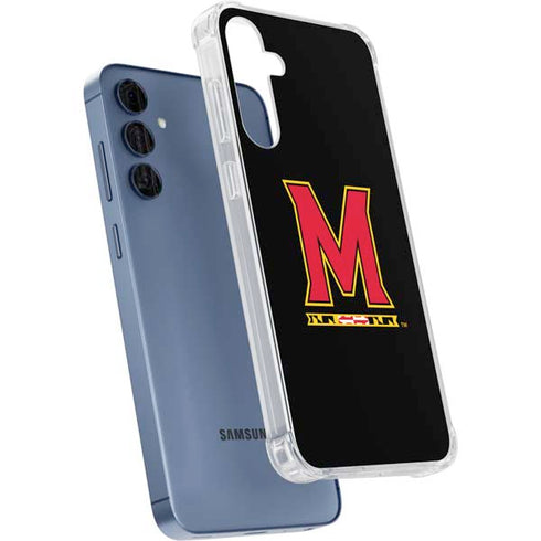 University of Maryland M Logo Galaxy A55 5G Clear Case