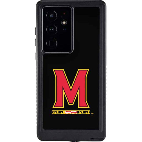 University of Maryland M Logo Galaxy S24 Ultra Waterproof Case
