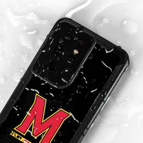 University of Maryland M Logo Galaxy S24 Ultra Waterproof Case