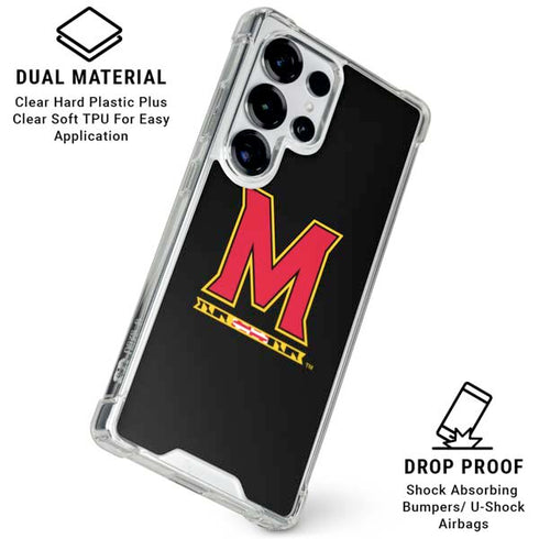 University of Maryland M Logo Galaxy S25 Ultra Clear Case