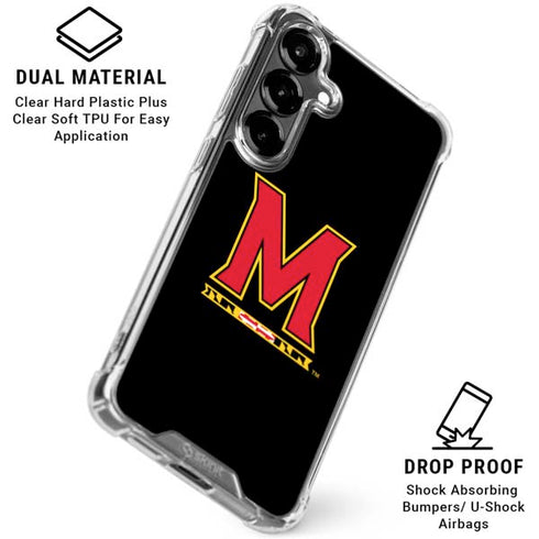 University of Maryland M Logo Galaxy S26 Clear Case