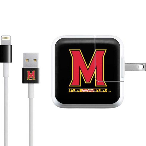 University of Maryland M Logo iPad Charger (10W USB) Skin