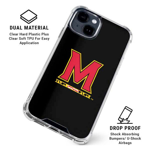 University of Maryland M Logo iPhone 15 Clear Case