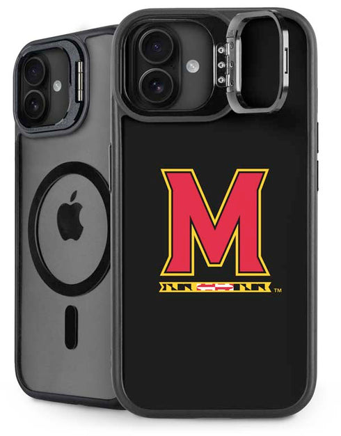 University of Maryland M Logo iPhone 16 Plus Kickstand Case