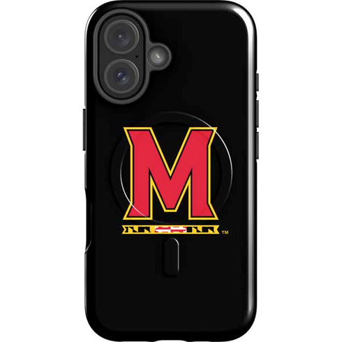 University of Maryland M Logo iPhone 16 Plus Magsafe Impact Case