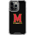 University of Maryland M Logo iPhone 16 Pro Max Clear Case