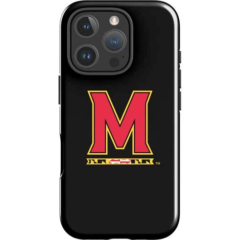 University of Maryland M Logo iPhone 16 Pro Max Impact Case