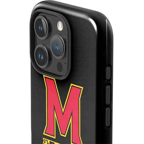 University of Maryland M Logo iPhone 16 Pro Max Impact Case