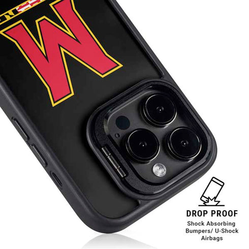 University of Maryland M Logo iPhone 16 Pro Max Kickstand Case