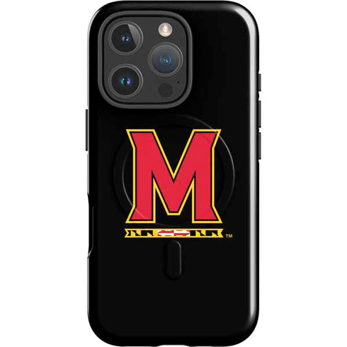 University of Maryland M Logo iPhone 16 Pro Max Magsafe Impact Case