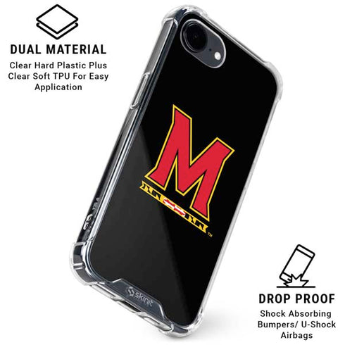 University of Maryland M Logo iPhone 16e Clear Case