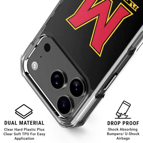 University of Maryland M Logo iPhone 18 Pro Clear Case