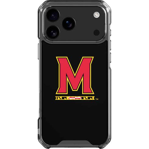 University of Maryland M Logo iPhone 18 Pro Max Clear Case