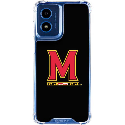 University of Maryland M Logo Moto G 5G (2024) Clear Case