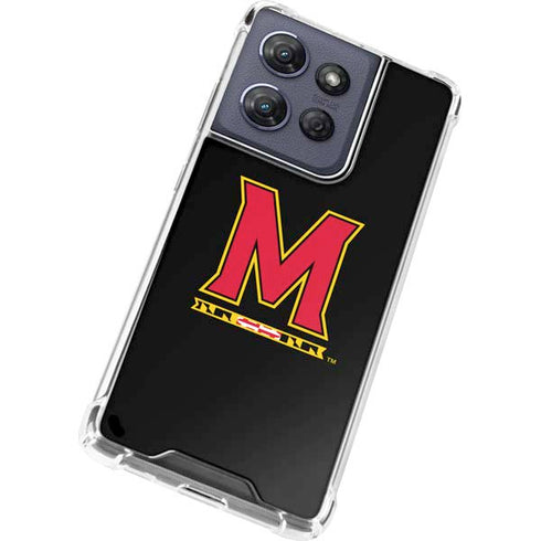 University of Maryland M Logo Moto G Power 5G (2025) Clear Case
