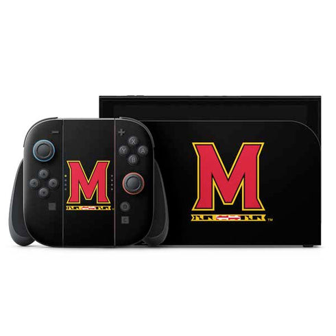 University of Maryland M Logo Nintendo Switch 2 (2025) with Joy-Con Skin