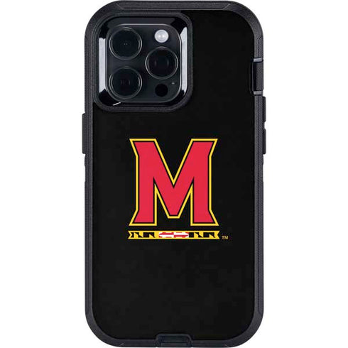 University of Maryland M Logo Otterbox Defender iPhone Skin