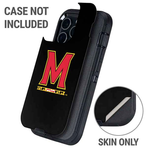 University of Maryland M Logo Otterbox Defender iPhone Skin