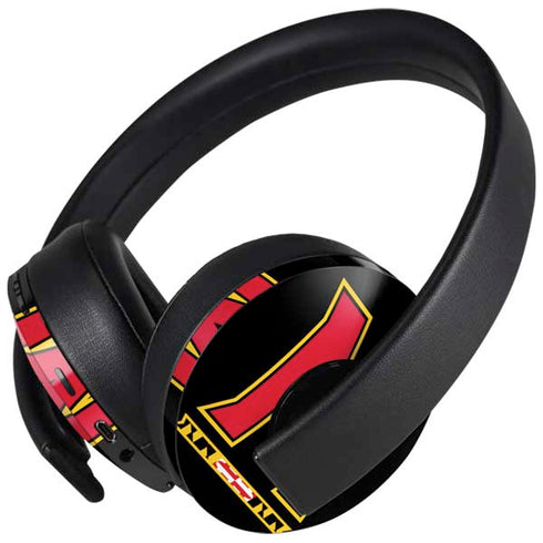 University of Maryland M Logo PlayStation 4 Gold Wireless Headset Skin