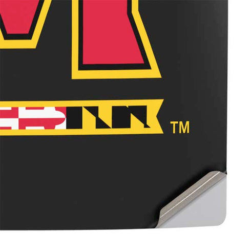 University of Maryland M Logo PS5 Pro Console Skin