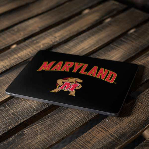 University of Maryland Collegiate Text Apple MacBook Air Skin