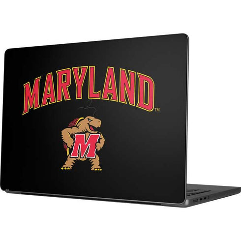 University of Maryland Collegiate Text Apple MacBook Pro 14-inch Skin