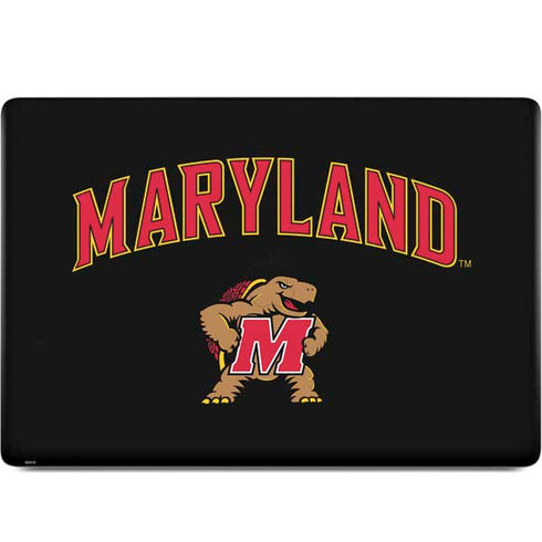 University of Maryland Collegiate Text MacBook Skins