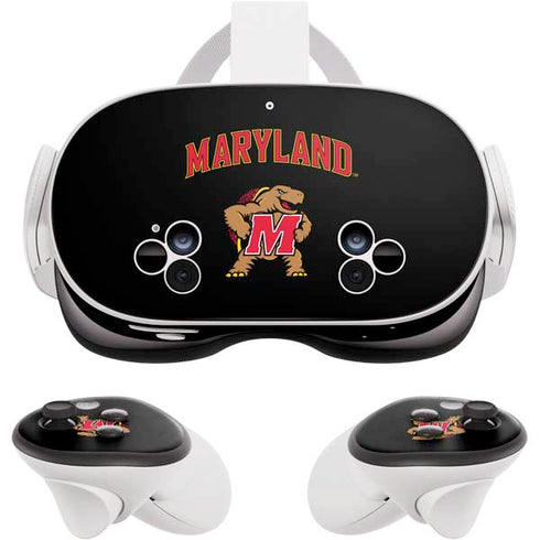University of Maryland Collegiate Text Meta Quest 3S Skin