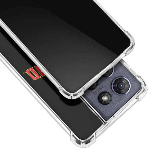 University of Maryland Collegiate Text Moto G 5G (2025) Clear Case