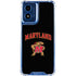 University of Maryland Collegiate Text Moto G 5G (2024) Clear Case