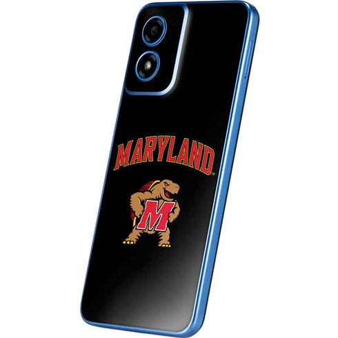 University of Maryland Collegiate Text Moto G Play 4G (2024) Skin
