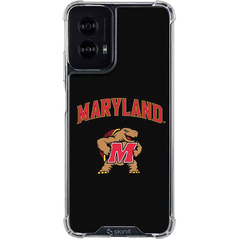 University of Maryland Collegiate Text Moto G Power 5G (2024) Clear Case