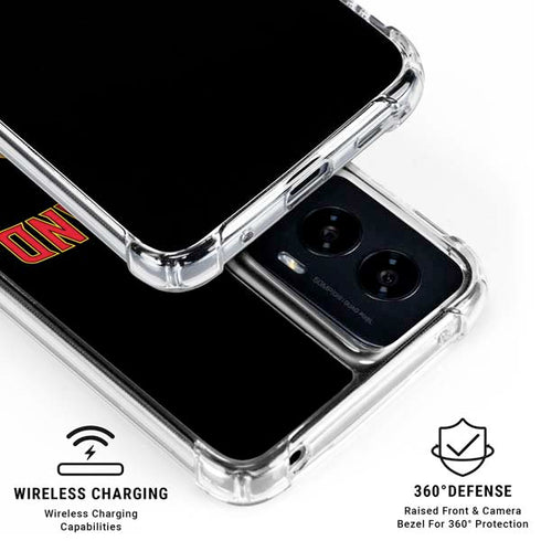 University of Maryland Collegiate Text Moto G Power 5G (2024) Clear Case