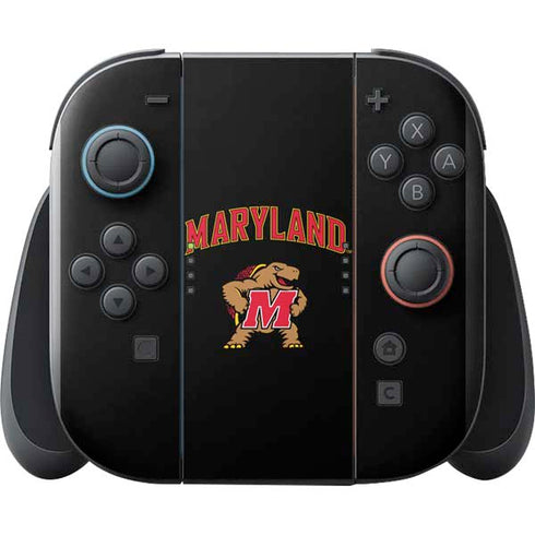 University of Maryland Collegiate Text Nintendo Switch 2 (2025) with Joy-Con Skin