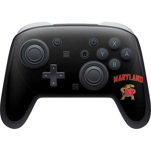 University of Maryland Collegiate Text Nintendo Switch 2 (2025) Pro Controller Skin